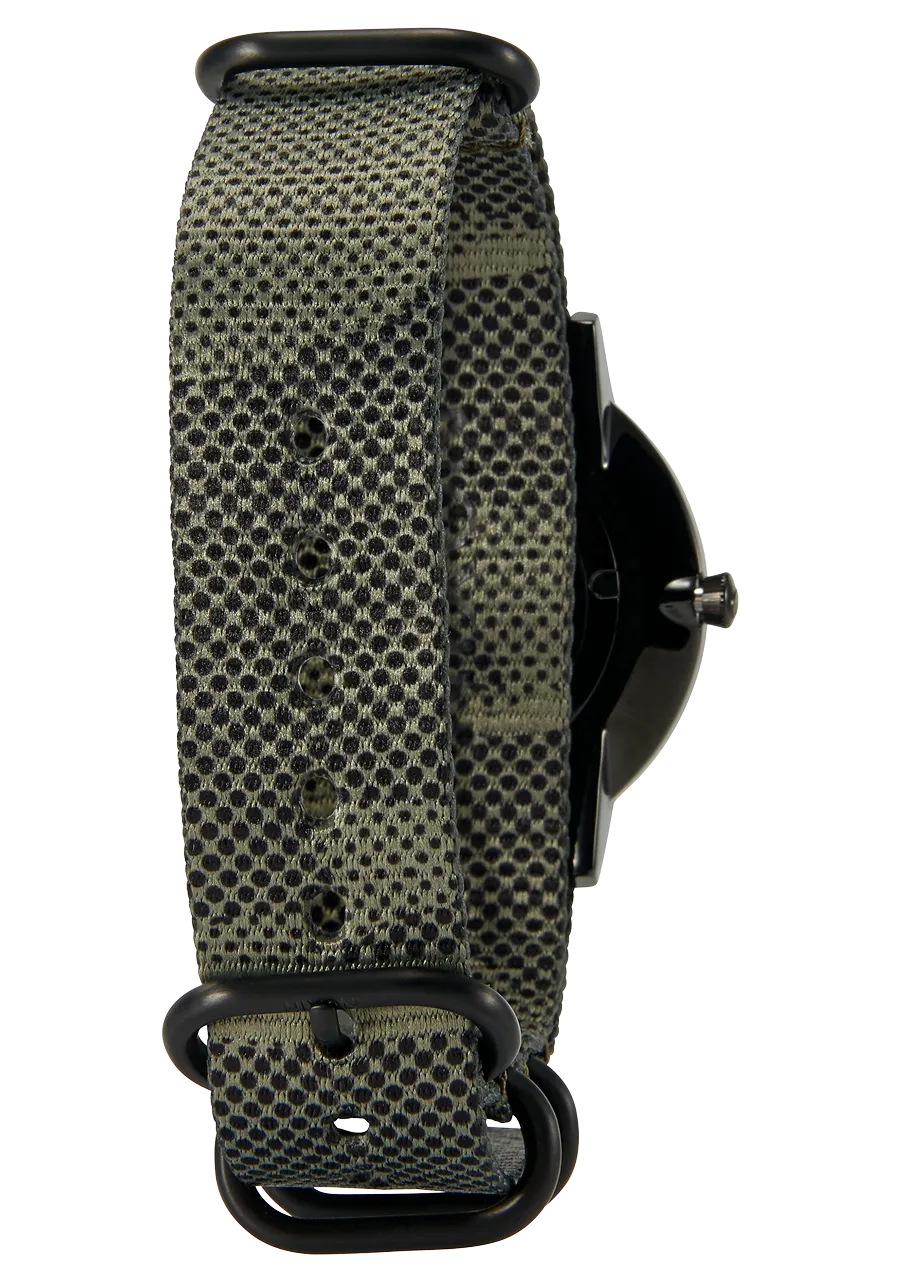 20mm Recycled One Piece Band - Olive Dot Camo