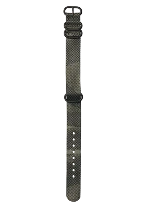 20mm Recycled One Piece Band - Olive Dot Camo