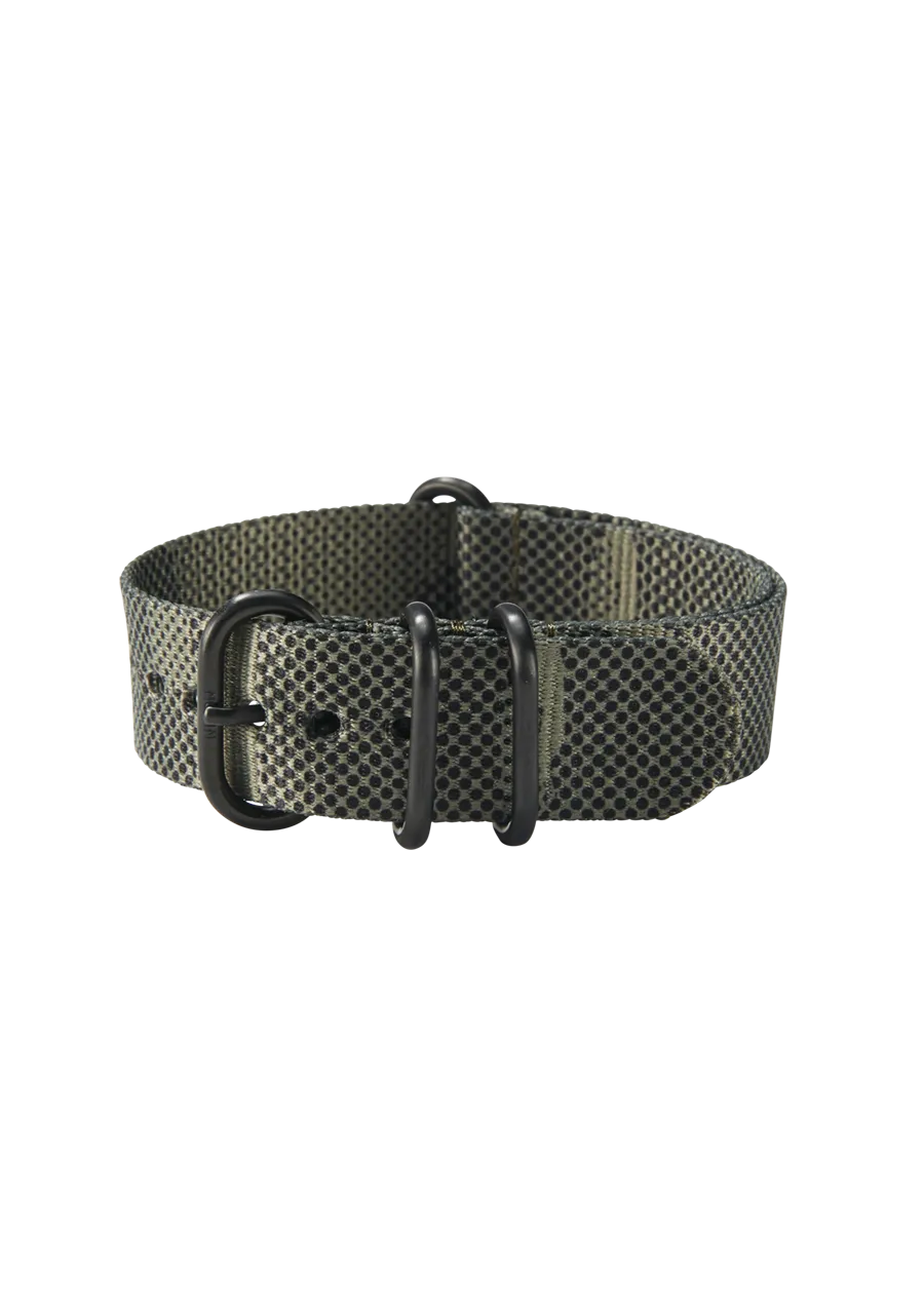 20mm Recycled One Piece Band - Olive Dot Camo