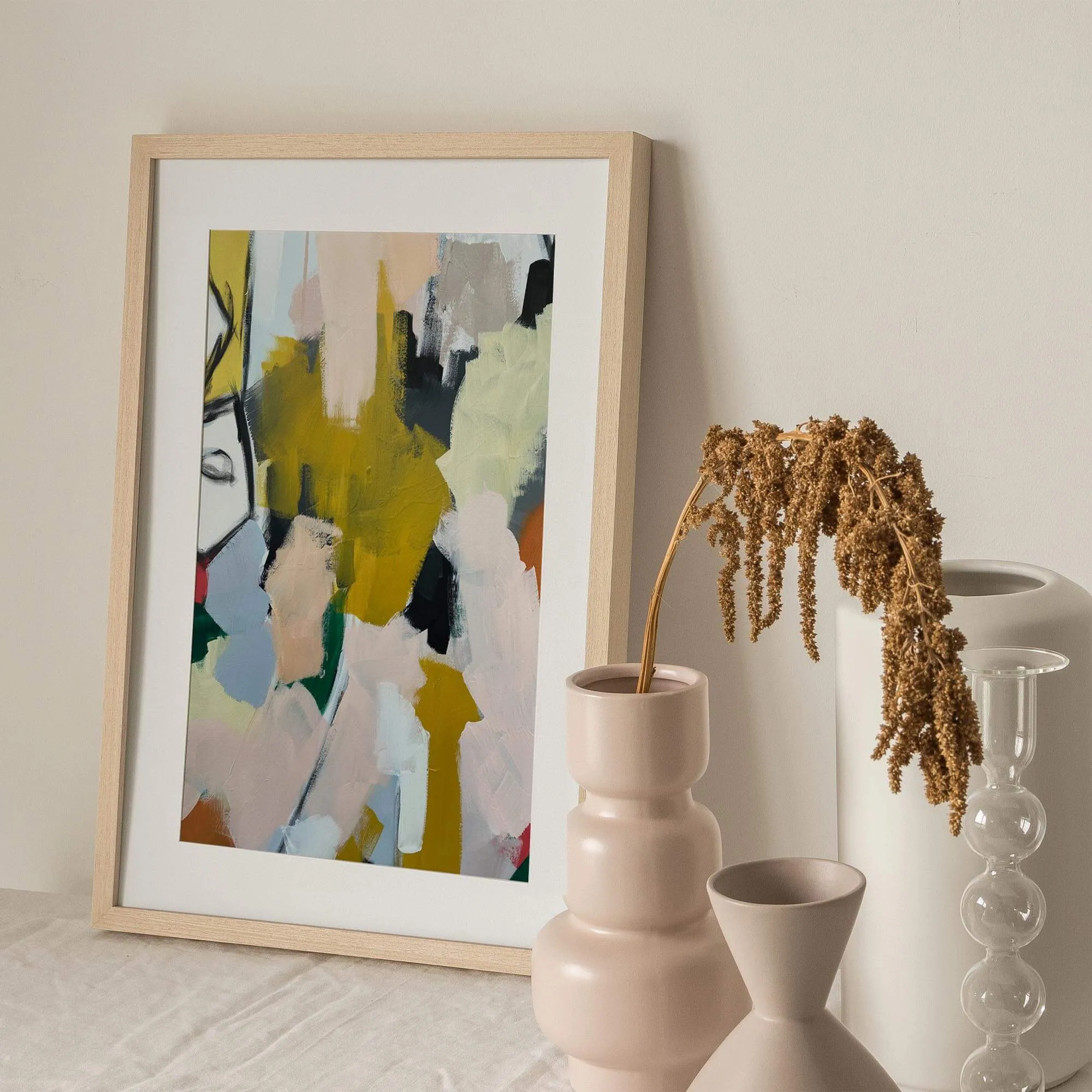 Abstraction 106 Framed Art