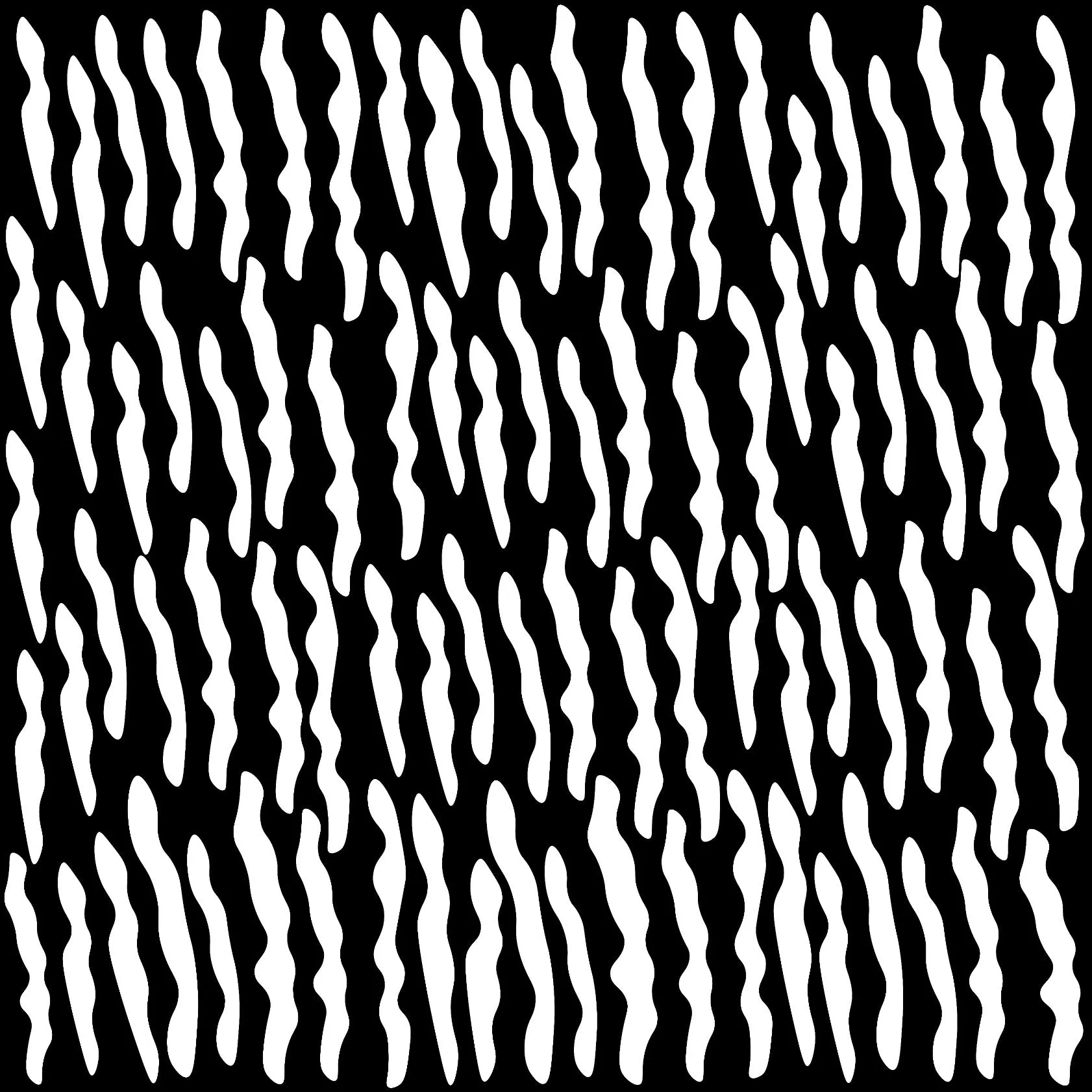 Black abstract  wavy shapes