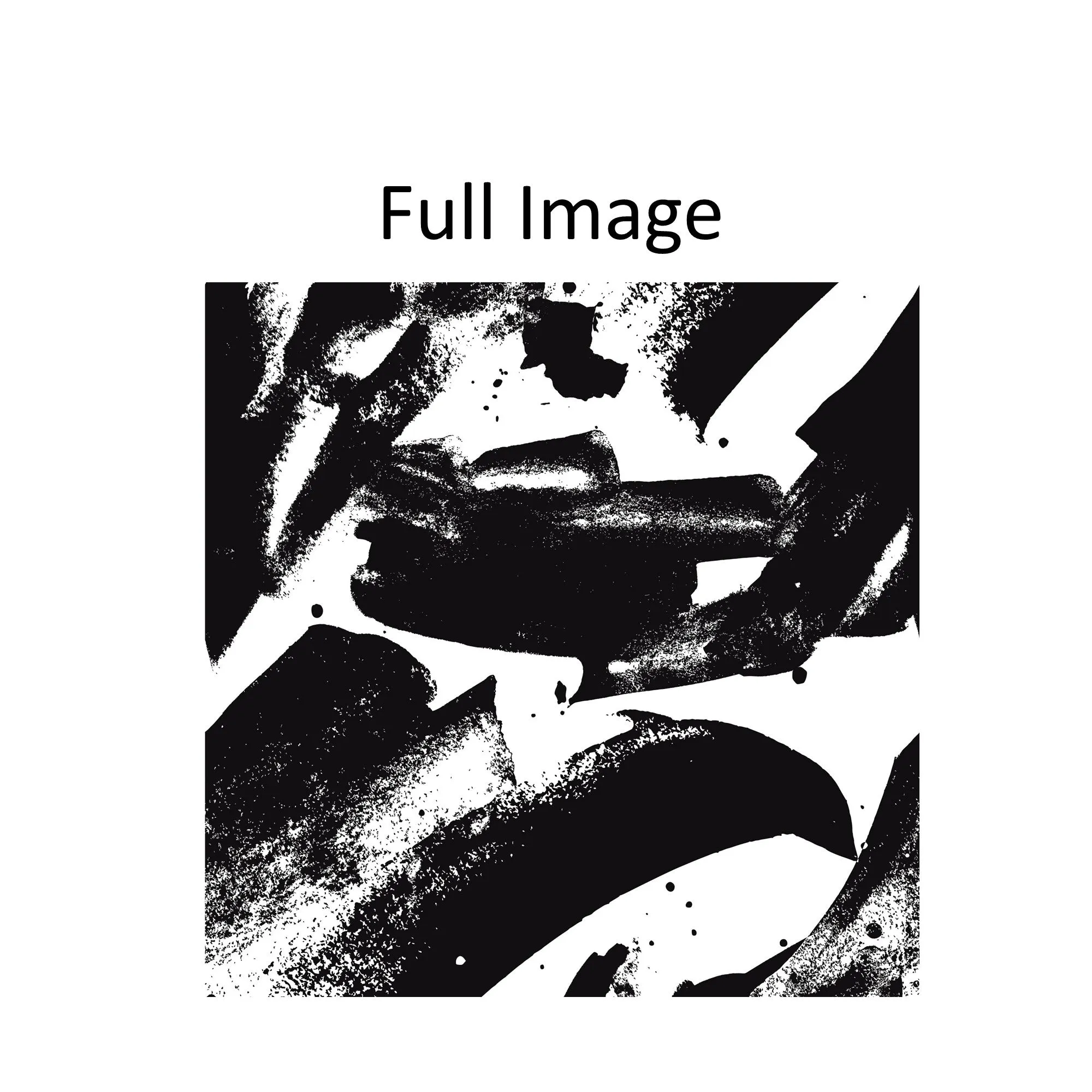 Bold Brush Artistic  Window Roman Shade
