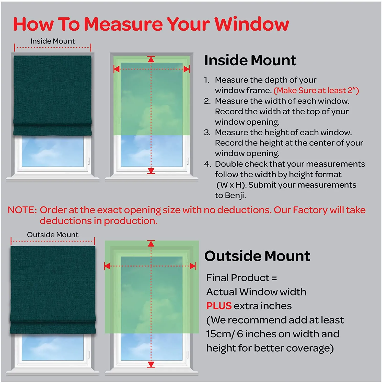 Bold Brush Paint Window Roman Shade