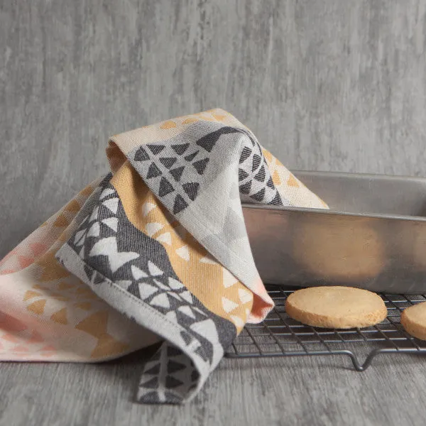 Cotton Jacquard Dishtowel by Danica - Gentle Geometrics