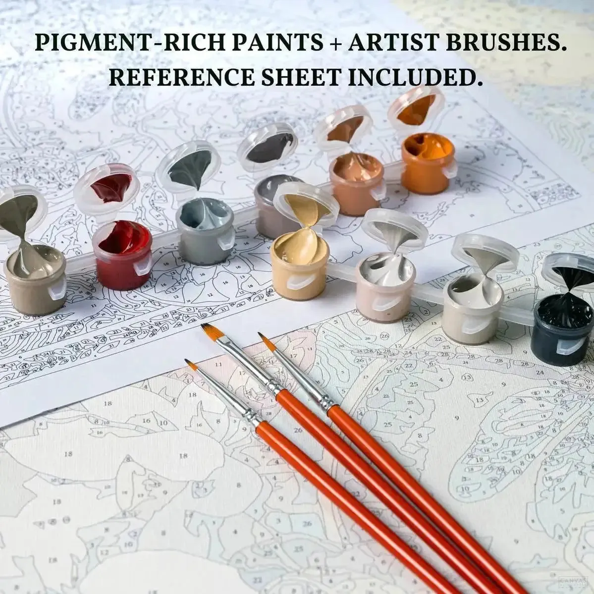 Form and Light Motif in West New Jersey - Paint by Numbers