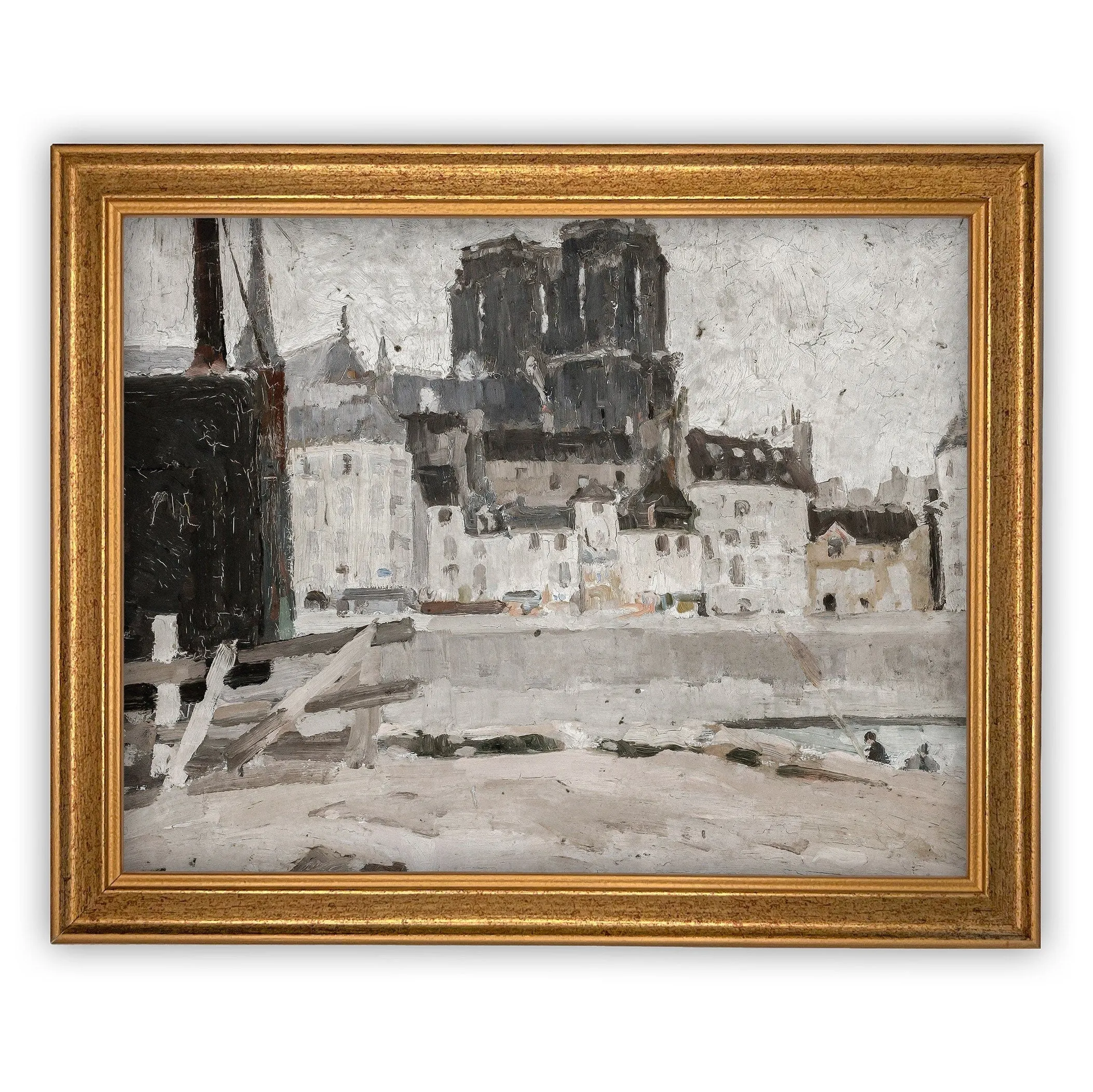 Framed Vintage Farmhouse Canvas Art #ARC-101