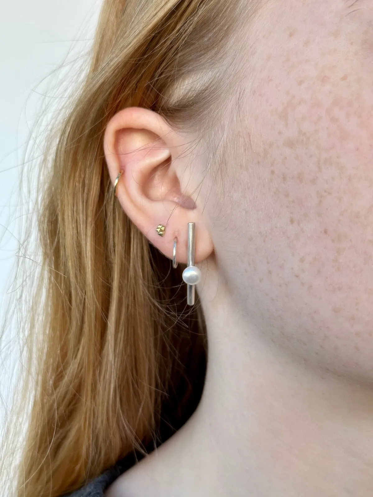 Lines & Pearls Earrings