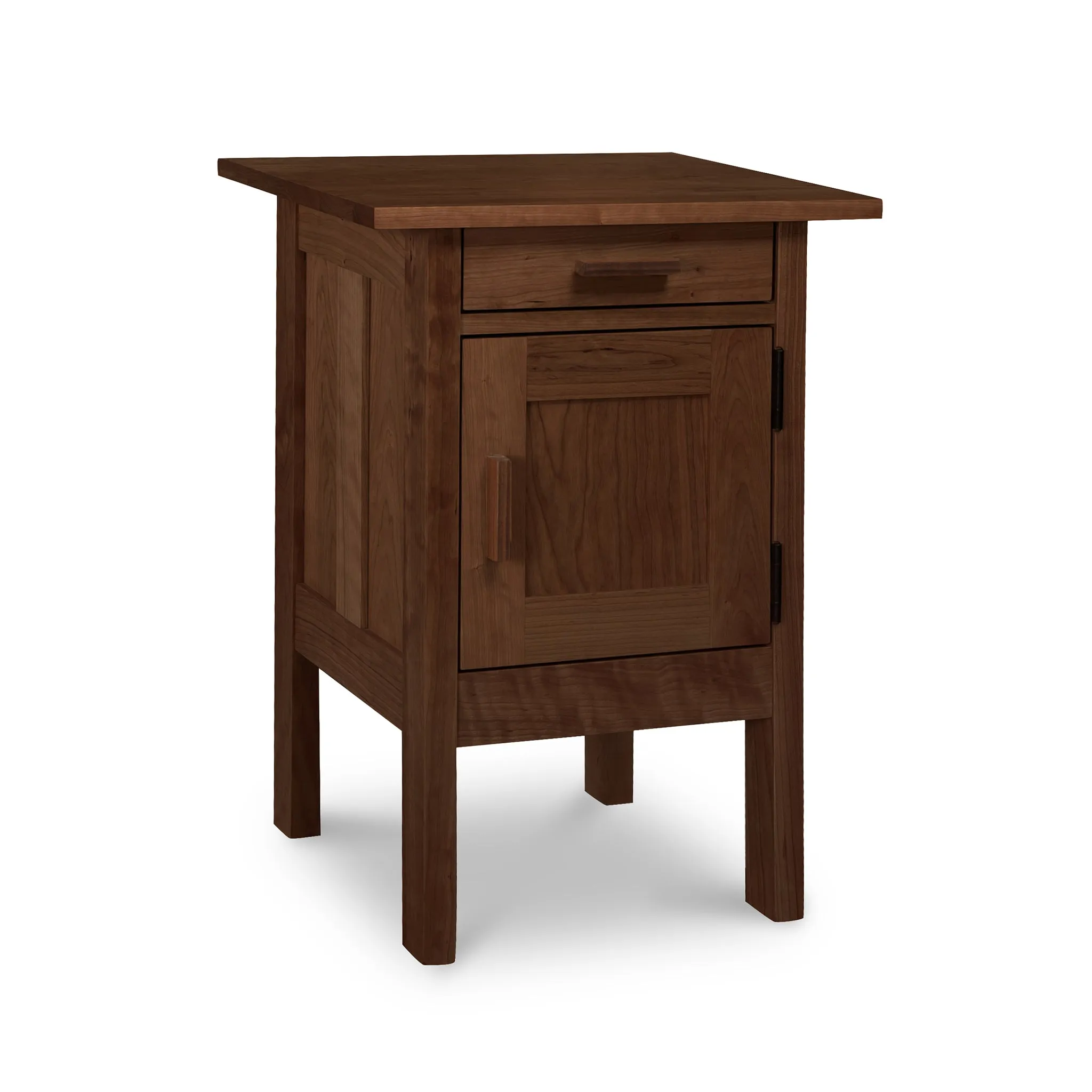 Modern Craftsman 1-Drawer Nightstand with Door