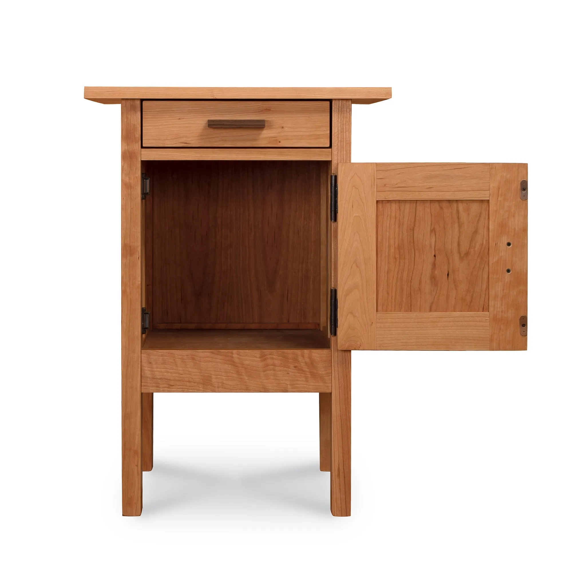 Modern Craftsman 1-Drawer Nightstand with Door