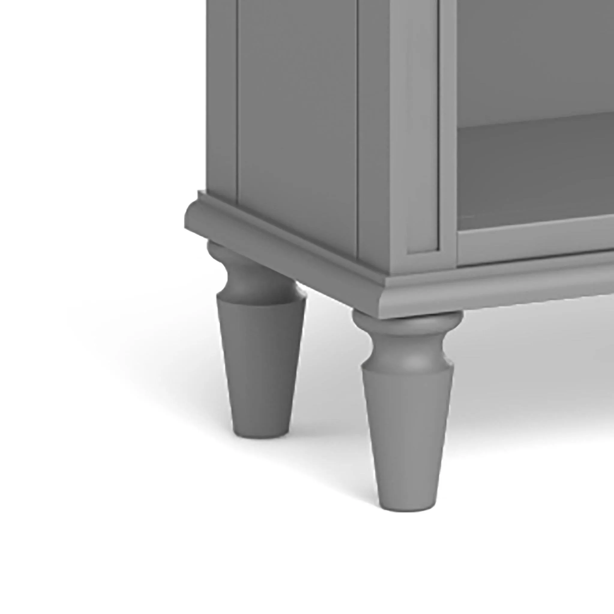 Mulsanne Grey Small Bookcase