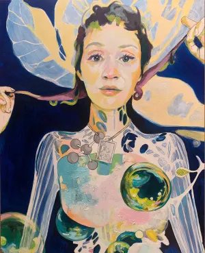 Original Oil Painting - ‘metallic bond’
