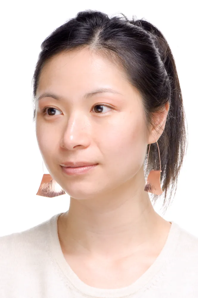 "Courage" Hammered Earrings