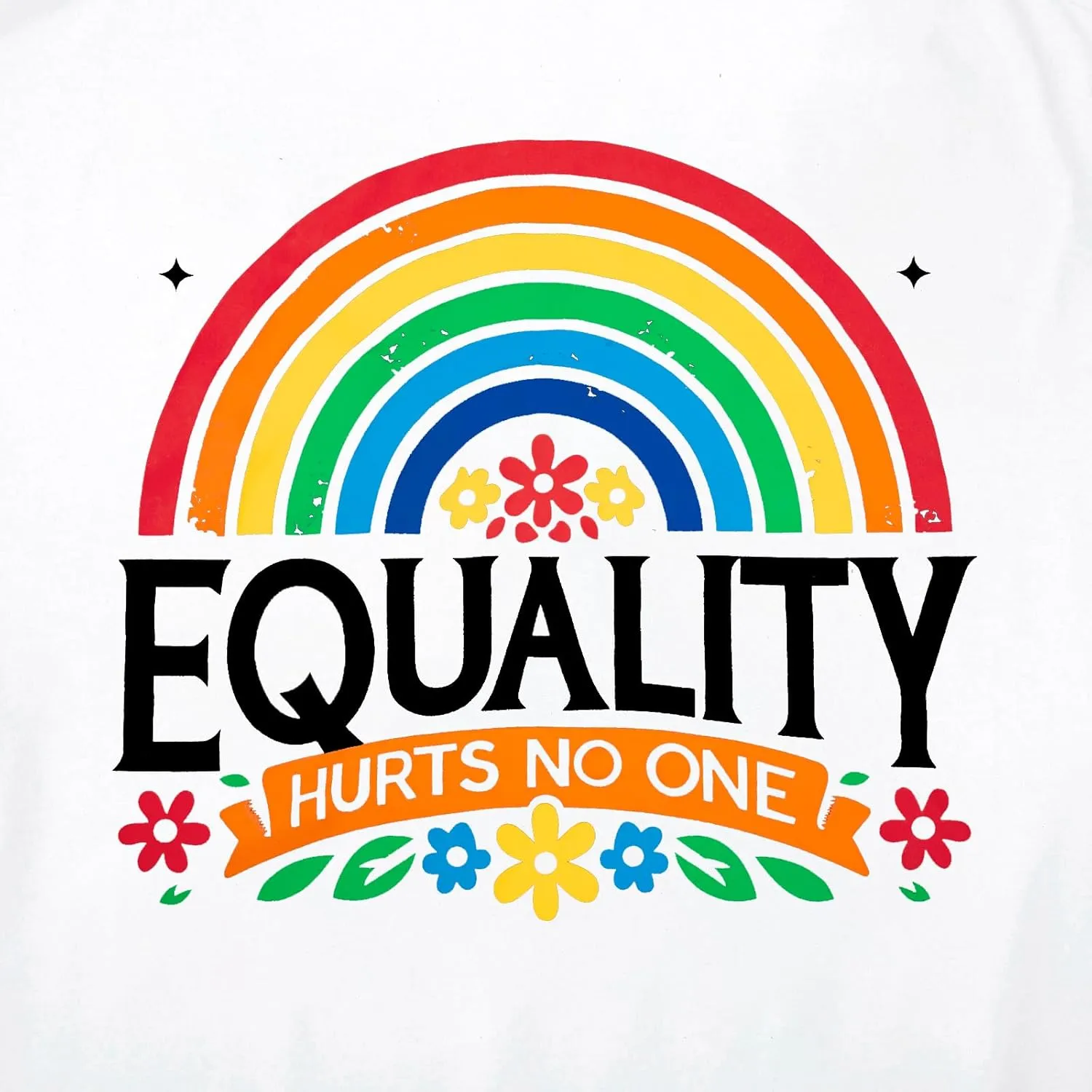 Rainbow Graphic Short Sleeve Inspirational Shirt Funny Casual Tee Shirts