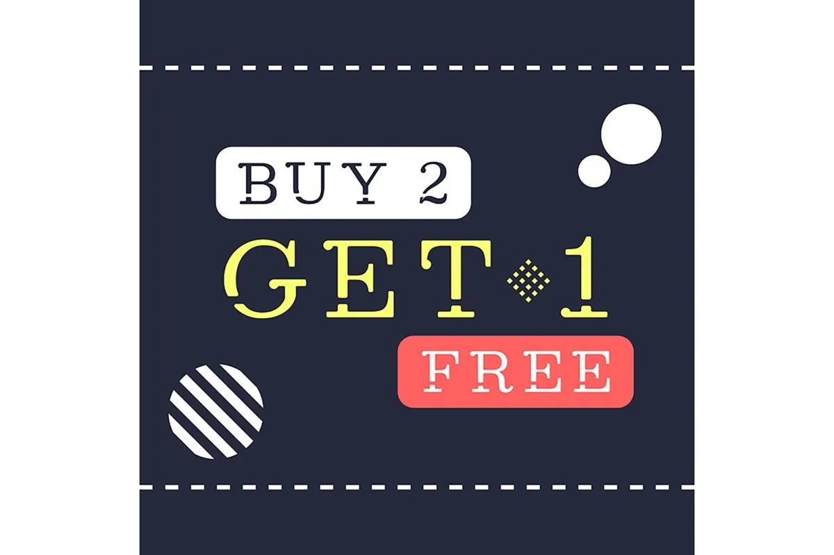 Sale colorful promotion posters set