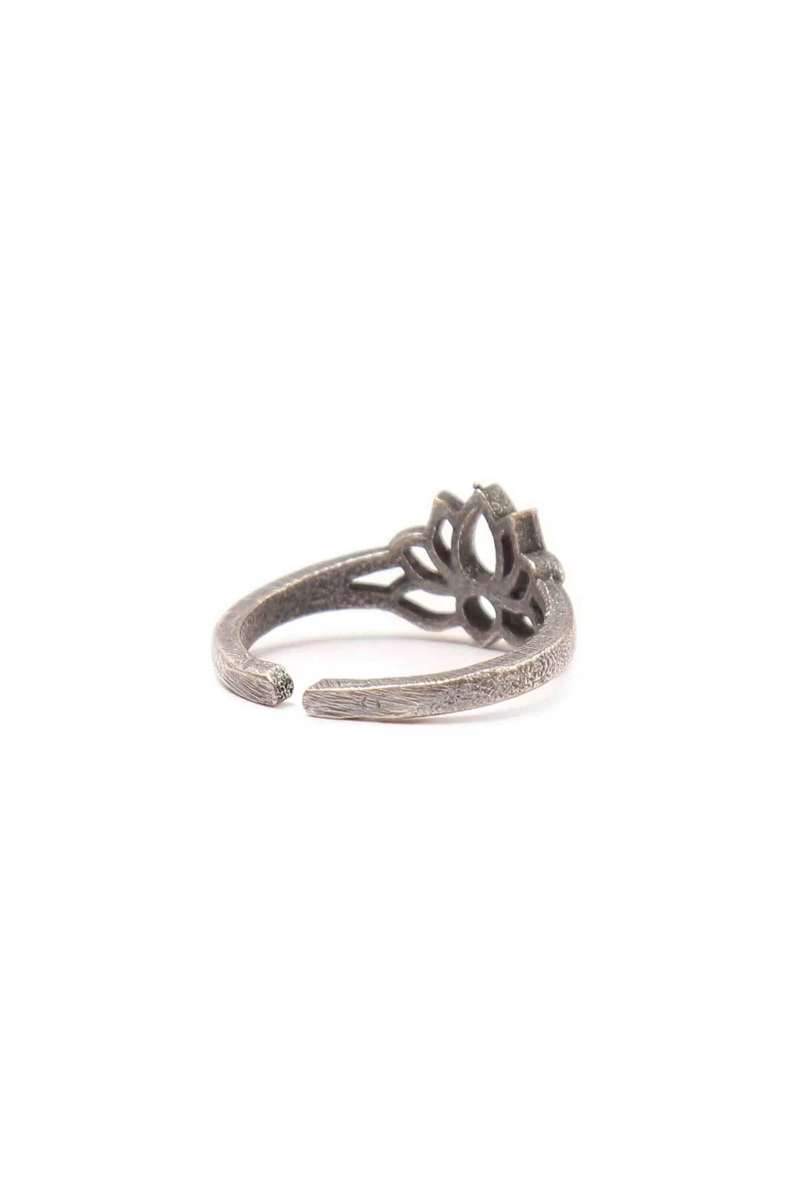 Set of 4: Butterfly Silver Brass Toering