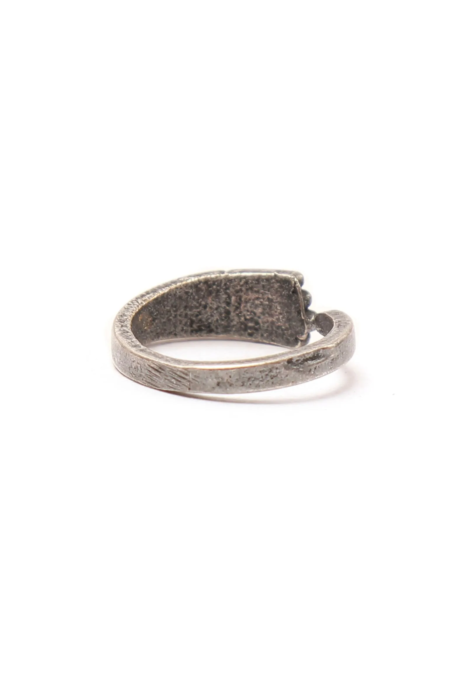 Set of 4: Motif Ghungroo Silver Brass Toering