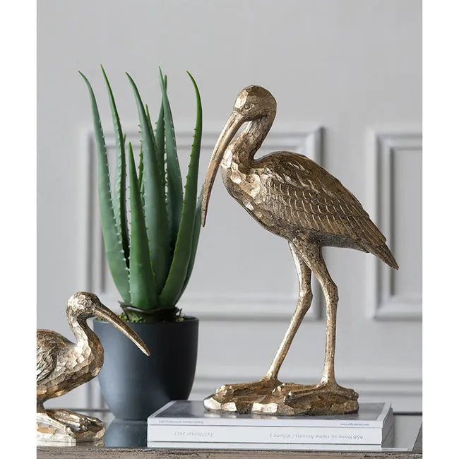 Standing Crane Figurine