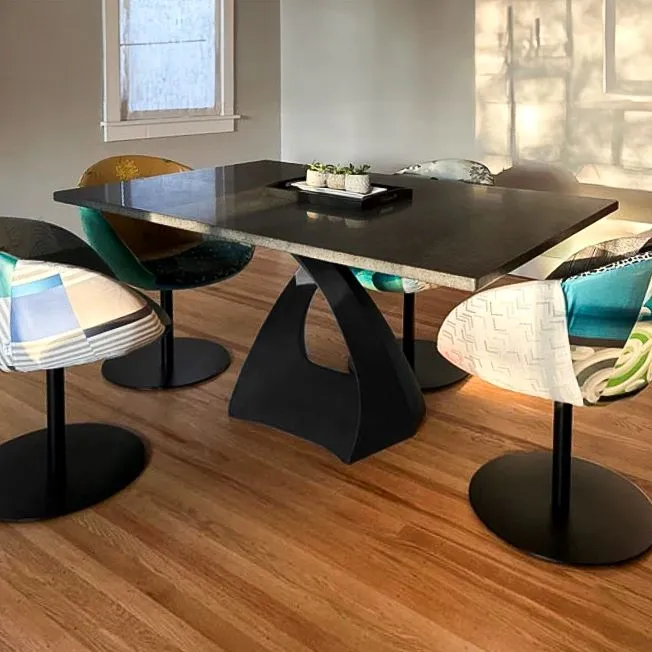 Table Base 323 Tulipe 28H for Round Table Tops Design