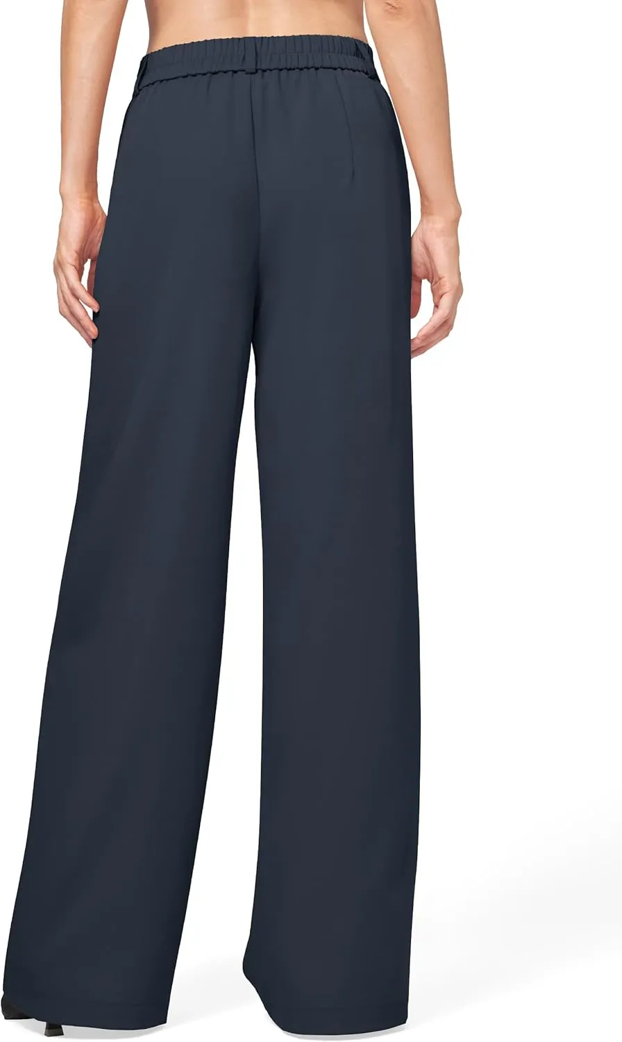 Willit Women's Work Pants Wide Leg Dress Pants High Waisted Casual Slacks Business Office Pants with Pockets 28"/30"/32"