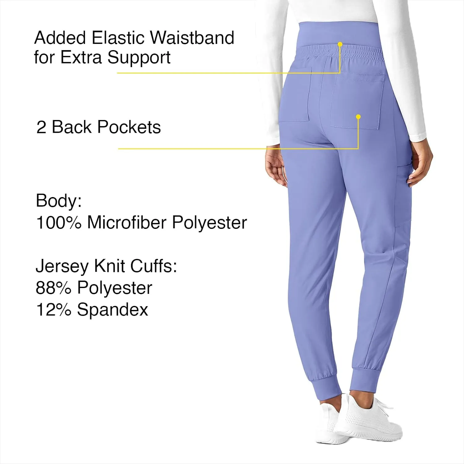 WonderWink Women's Maternity Jogger Scrub Pant